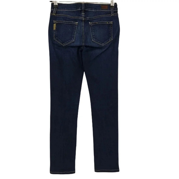 Paige Skyline Ankle Skinny Jeans Maggie Dark Wash Denim - Picture 4 of 7